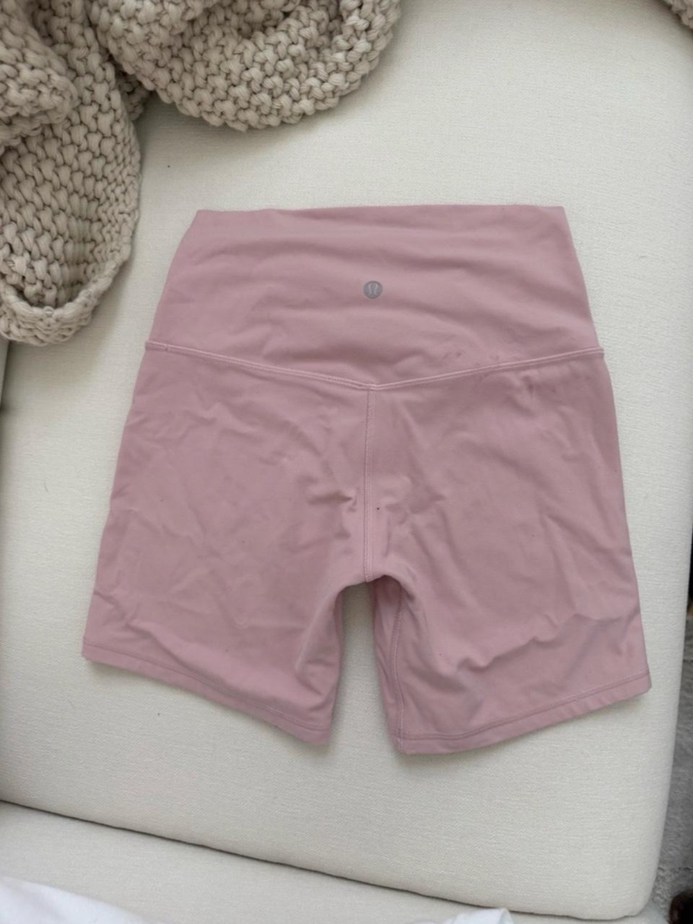 lululemon athletica High-Rise pink haze Bike Shorts size 0